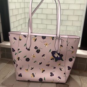 NWOT Kate Spade Tote Pansy Toss Floral Dana Tote Shoulder Bag